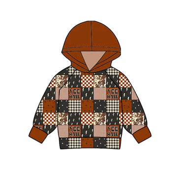 5.29 hooded brown letter top