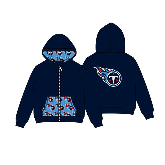 8.5Preorder (moq 5)Baby Boys Yellow BH Eagle Team Pocket Zipper Hoodies Tops