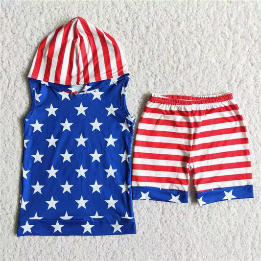 Hat Stars and Stripes Boys Set