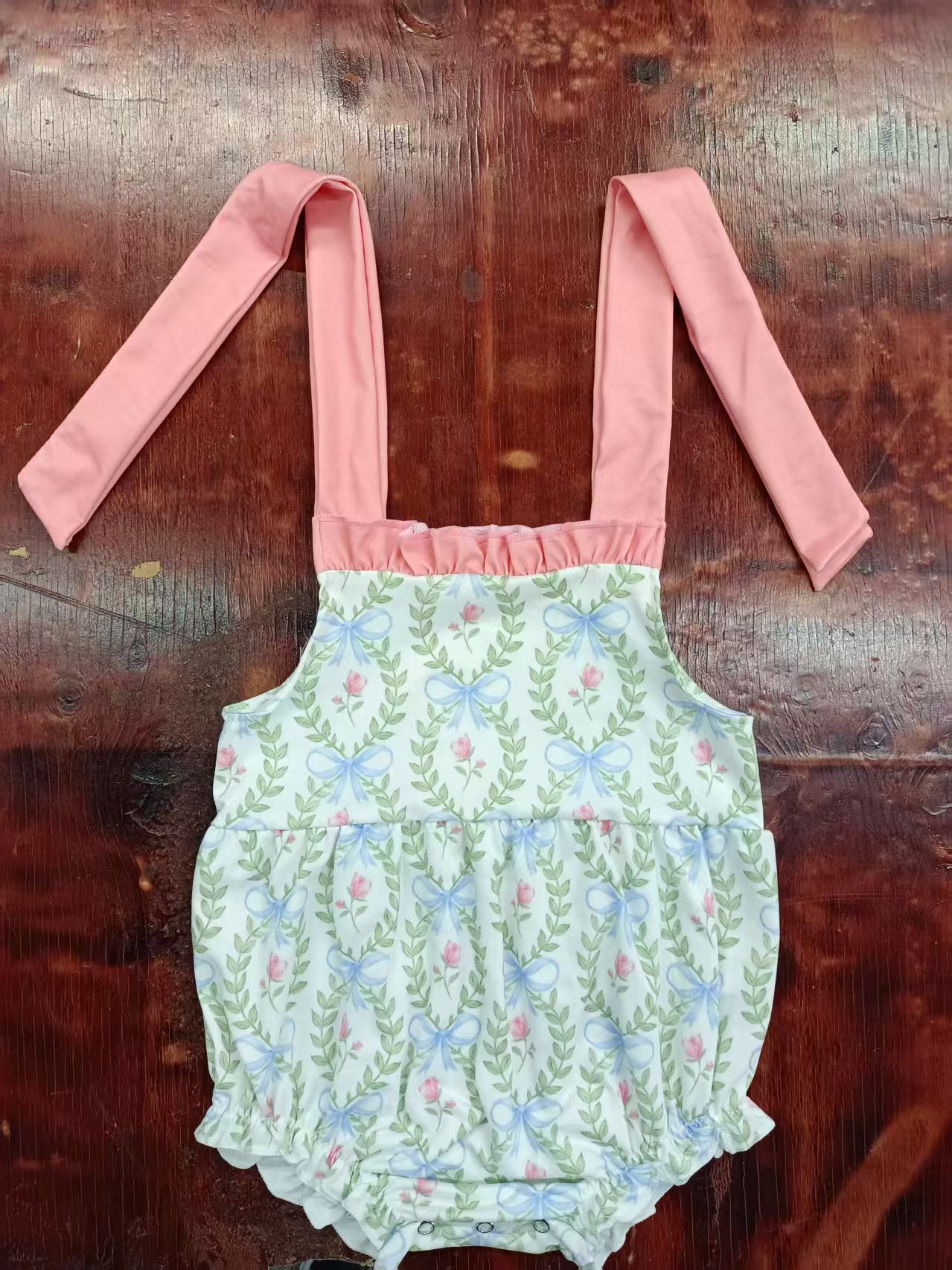4.26 Floral pink toddler clothes