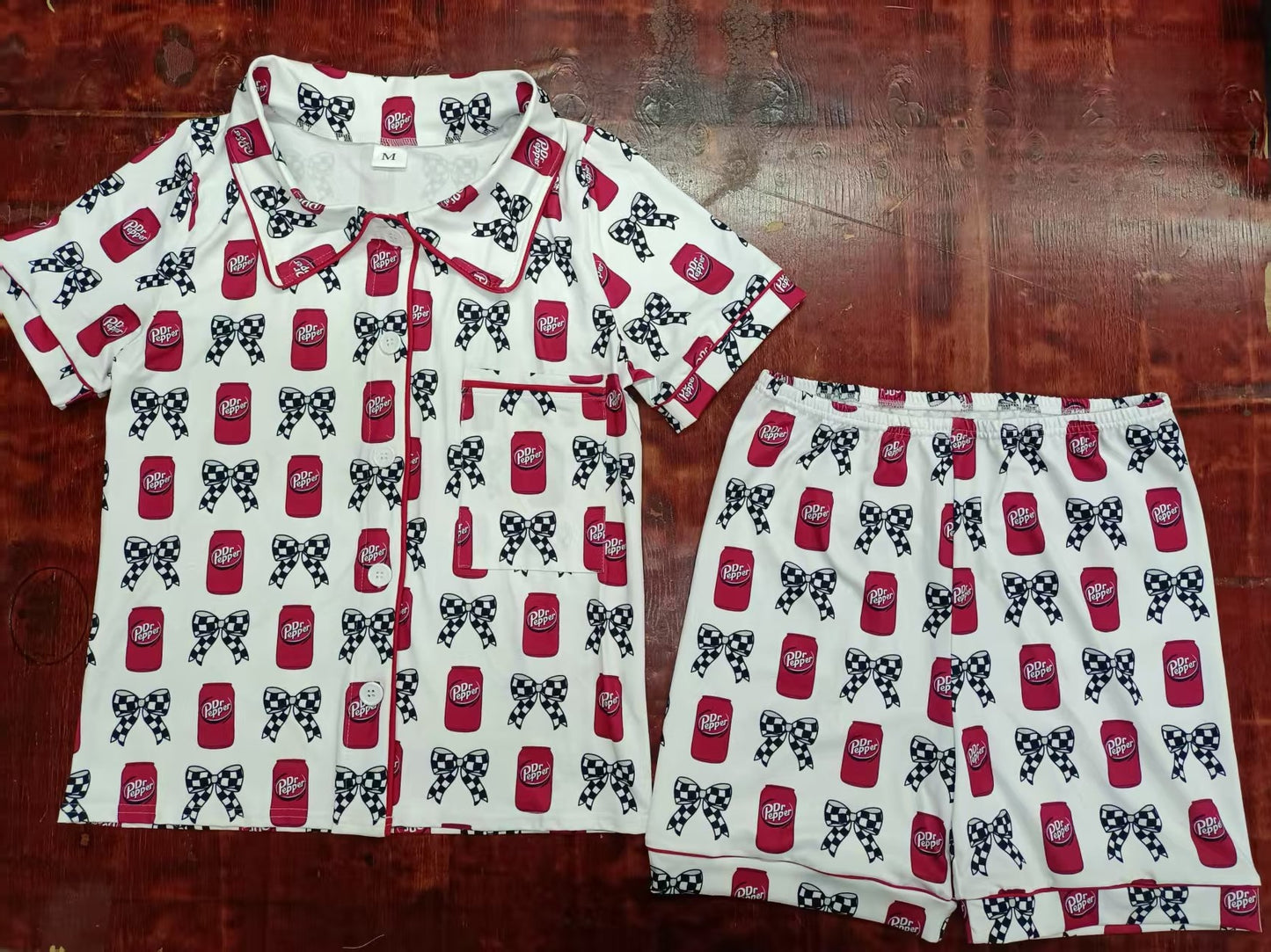 5.9 Coke Bottle Bowknot Summer Set