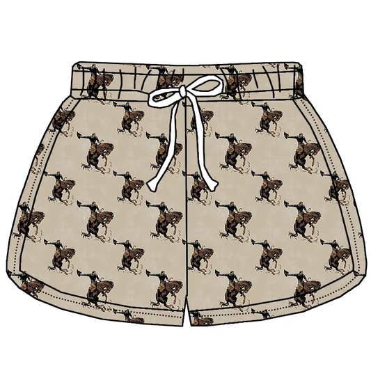5.20 Pink Letter Girls Shorts