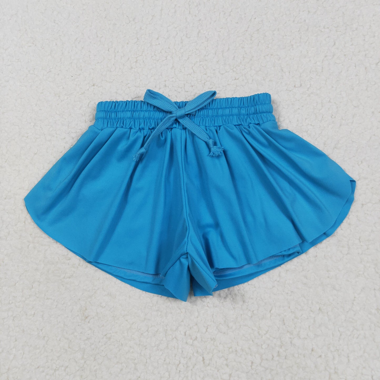 5.22 SS0549 Solid blue yoga shorts