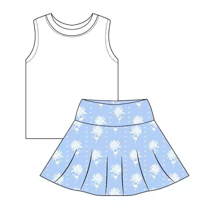 5.14 Snowflake Sleeveless Suit