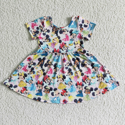 Mickey short sleeve skirt