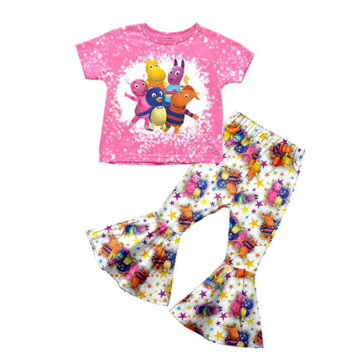 5.13 Cartoon Animal Pink Set