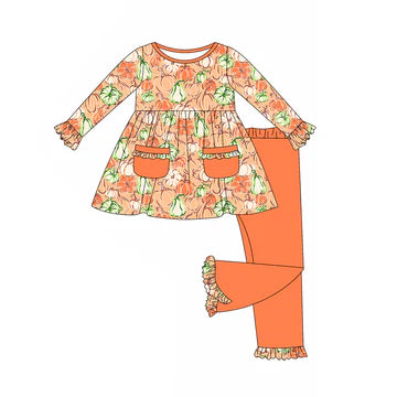 5.26 Pumpkin Long Sleeve Pocket Suit