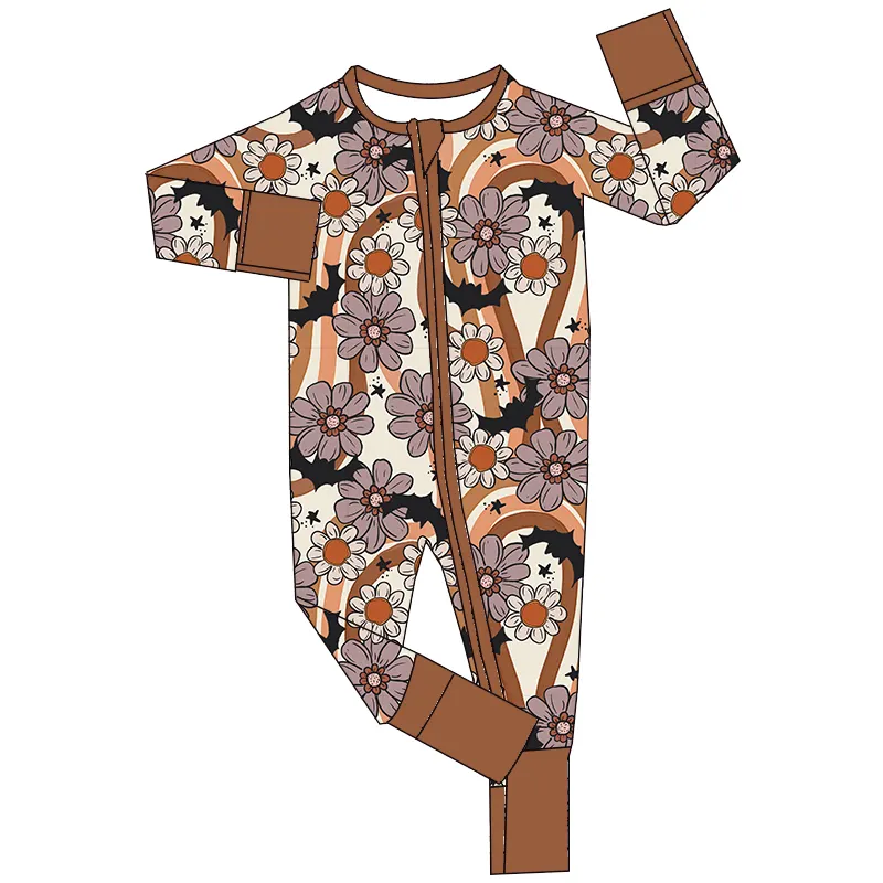 5.15 Flower long-sleeved toddler clothes
