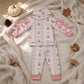 NEW RTS NO MOQ milk silk GLP3614 Baby Girls Bows Gingerbread Hoodie Pockets Jogger Christmas Clothes Set