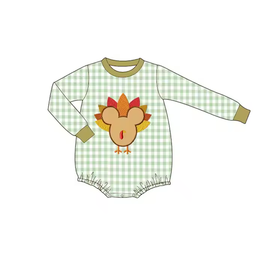5.13 Turkey Plaid Long Sleeve Toddler Clothes