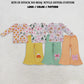 RTS NO MOQ Sibling milk silk Baby Girls Stars Candy Top Flare Pant Halloweens Clothes Sets Fall Holiday Outfit