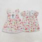 3.31 Sibling Baby Girls Smocked Floral Crosses Easter Knee Length Dresses