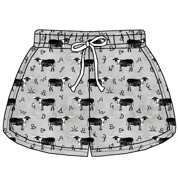5.20 Letter Cow Cartoon Shorts