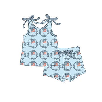 4.30 Blue Bow Girls Suit
