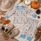 NEW RTS NO MOQ milk silk BLP1535 Baby Boys Long Sleeve Nativity Top Pant Pajamas Sets