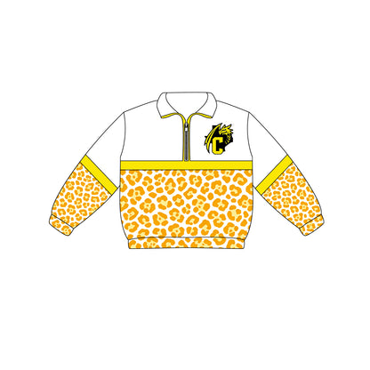 custom moq 5 mix size MSD0530 Wholesale Boutique Children Clothes Baby Girl Boys Casual Solid Thick Zip Pullovers Tops