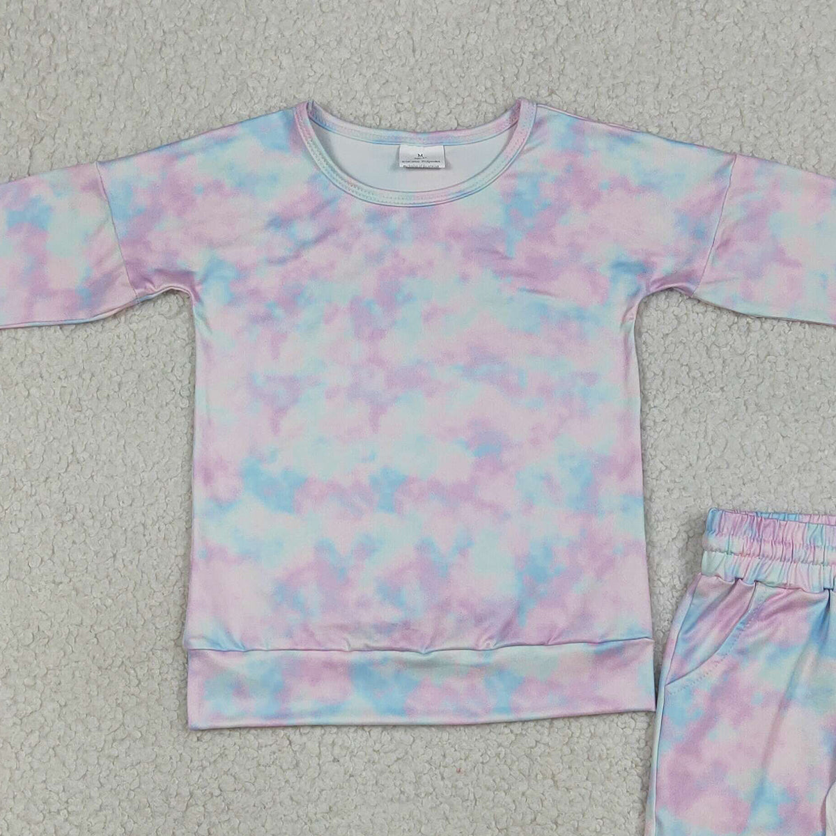 3.31 GLS0094 Baby Girls Colorful Tie-dye Camo Top Pockets Shorts Clothes Sets Regular price$8.00 USD