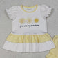4.3 GSSO2947 Baby Girls Polka Dots You are My Sunshine Tunic Ruffle Shorts Clothes Sets