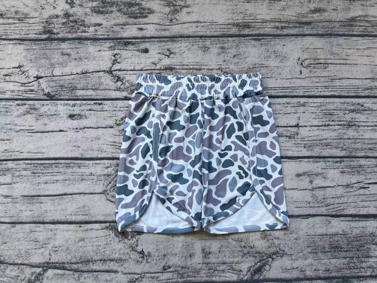 SS0361 Gray camouflage shorts