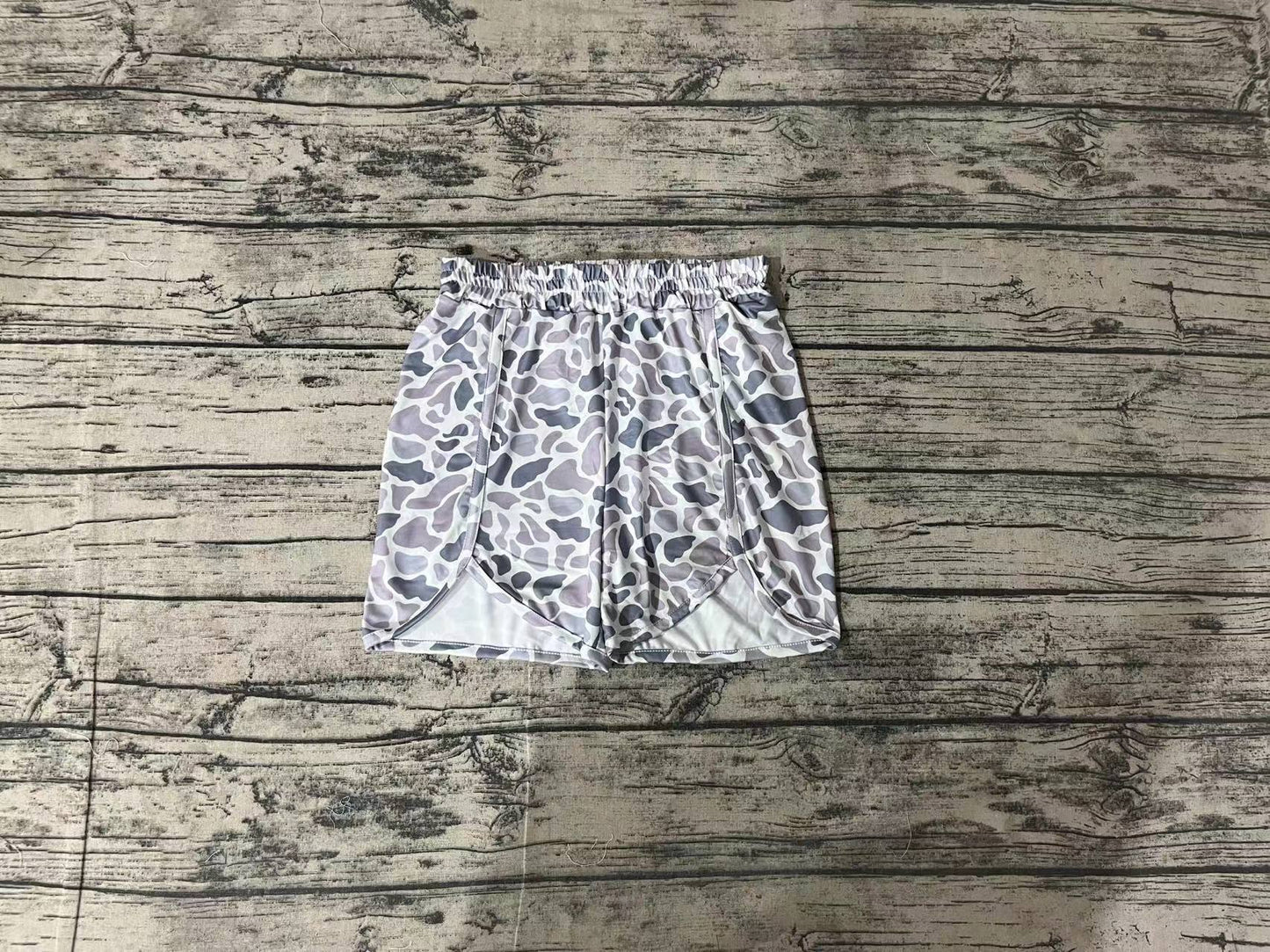 SS0361 Gray camouflage shorts