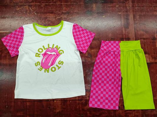 4.26 Tongue Short Sleeve Color Suit