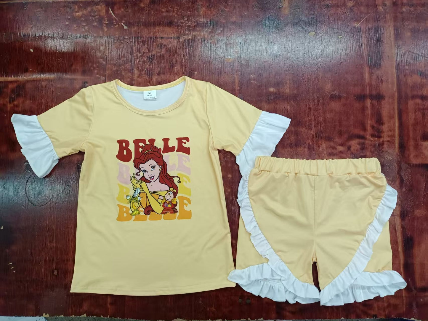 4.26 Cartoon Yellow Letter Set