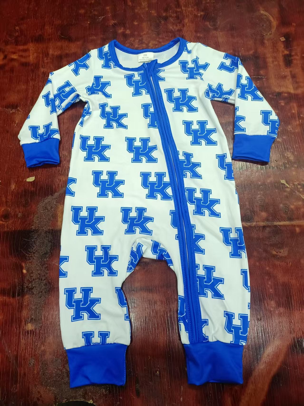 4.29 Blue Boys Long Sleeve Zipper Toddler Clothes