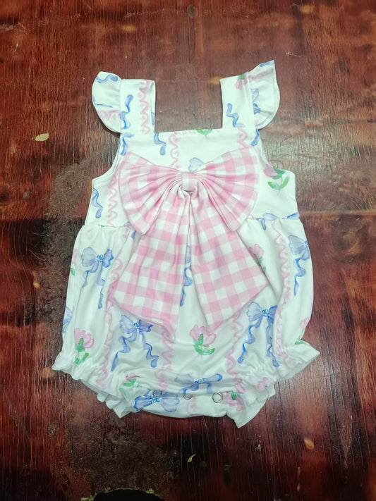 4.29 Bow Blue Toddler Clothes