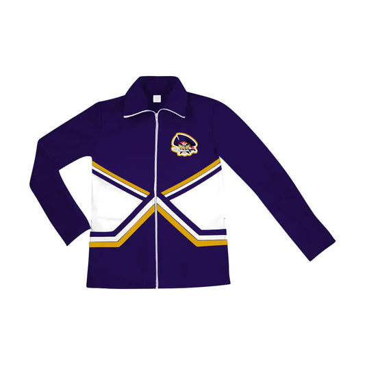 7.21Preorder(moq 5) Adult Team Purple Pirates Zip pullover Tops