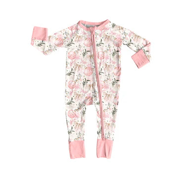 6.3 Pink Pumpkin Zipper Long Sleeve Toddler Clothes