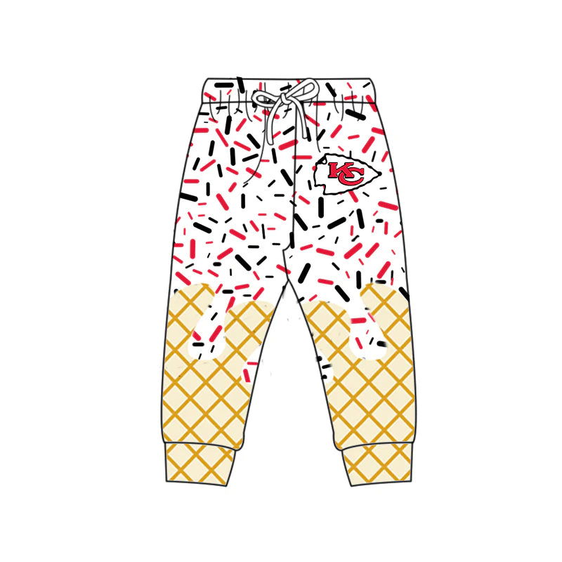 7.3Preorder (moq 5)Baby Boys Drip Red KC Team Pants