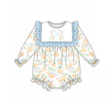 5.23 Doll collar pumpkin long sleeve toddler clothes