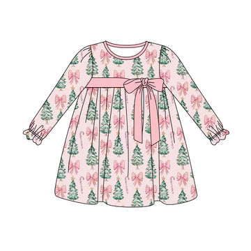 6.3 Christmas tree pink dress