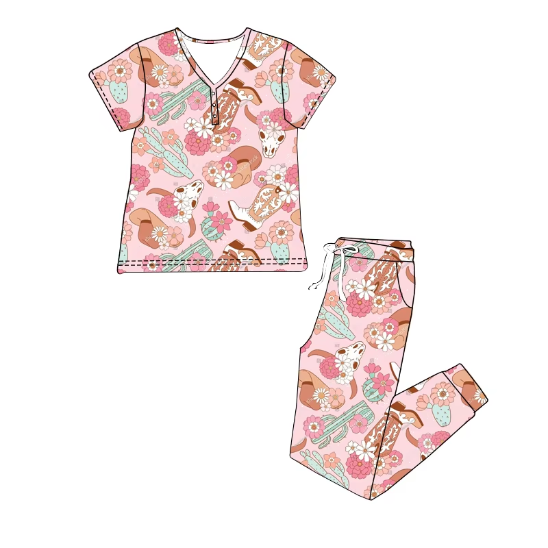6.21 Hat Cactus Short Sleeve Pants Set