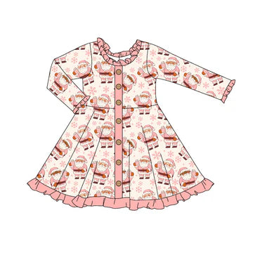 6.3 Santa Claus pink dress