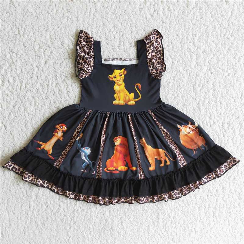 lion king girls dress summer skirts