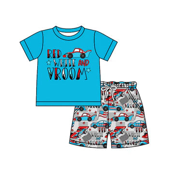 5.5 Blue Flag Truck Short Sleeve Suit