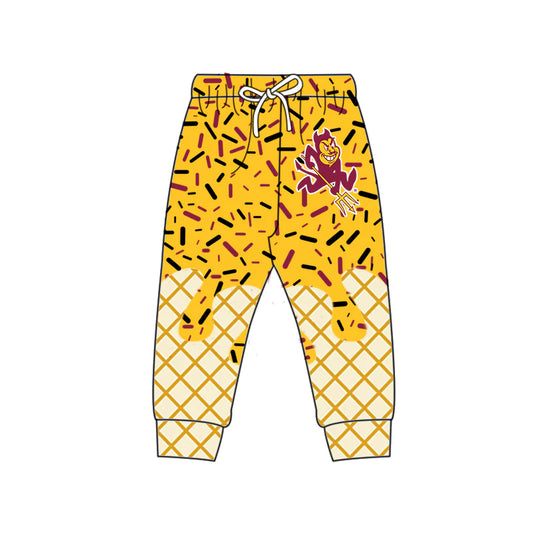 7.2Preorder (moq 5)Baby Boys Yellow Trident Drip Team Pant