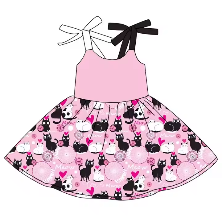 5.22 Kitten Pink Suspender Dress