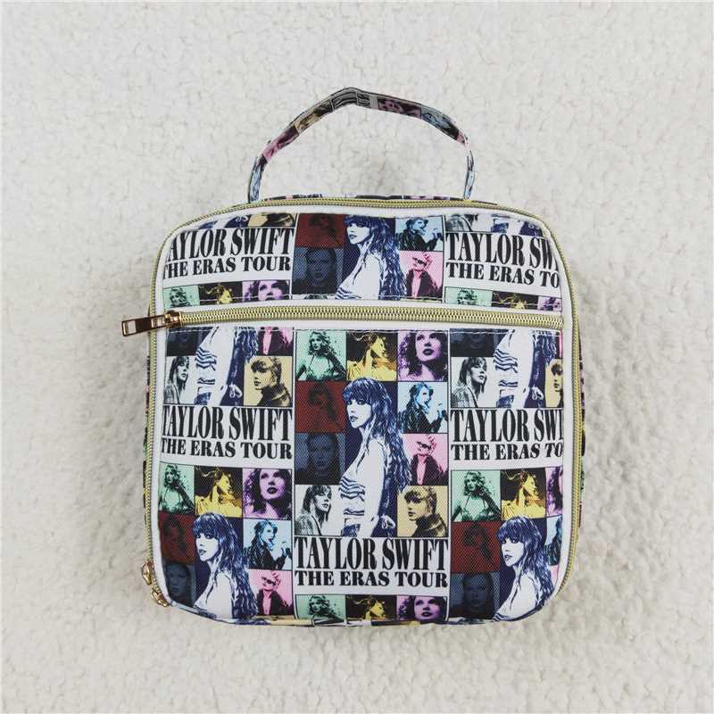 4.19  BA0234 Pink lunch box bag with bow pattern