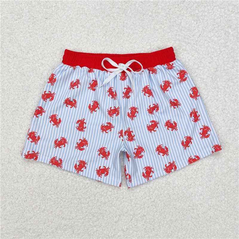 4.28  S0465 Crab blue striped swimming trunks