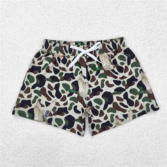 4.28  S0469 Duck camouflage green swimming trunks