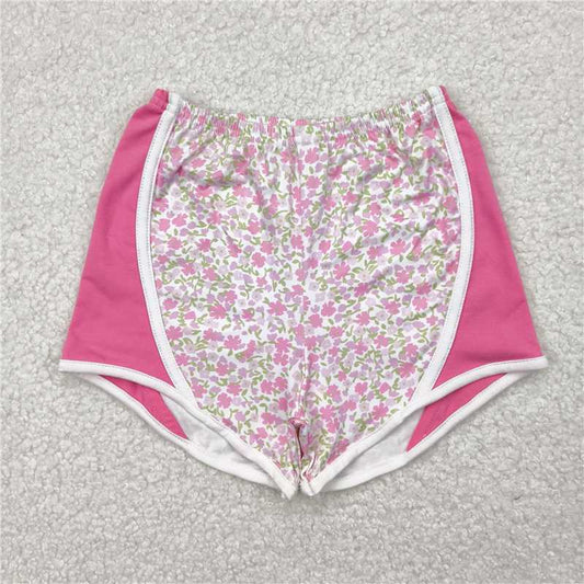 4.25 SS0523 Floral pink shorts