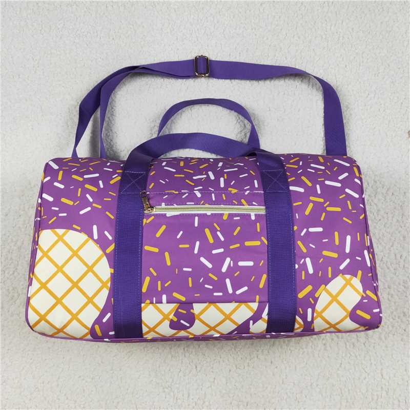 6.23  BA0321 Waffle Ice Cream Purple Gym Bag