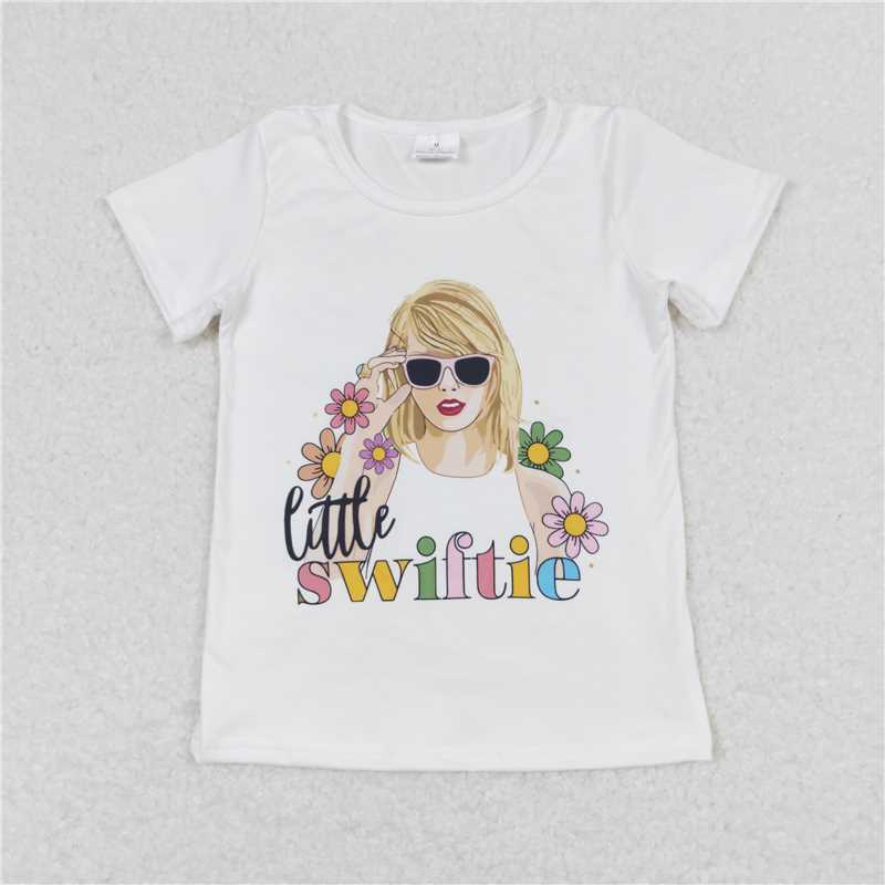 GT0491 little swiftie flower short sleeve top