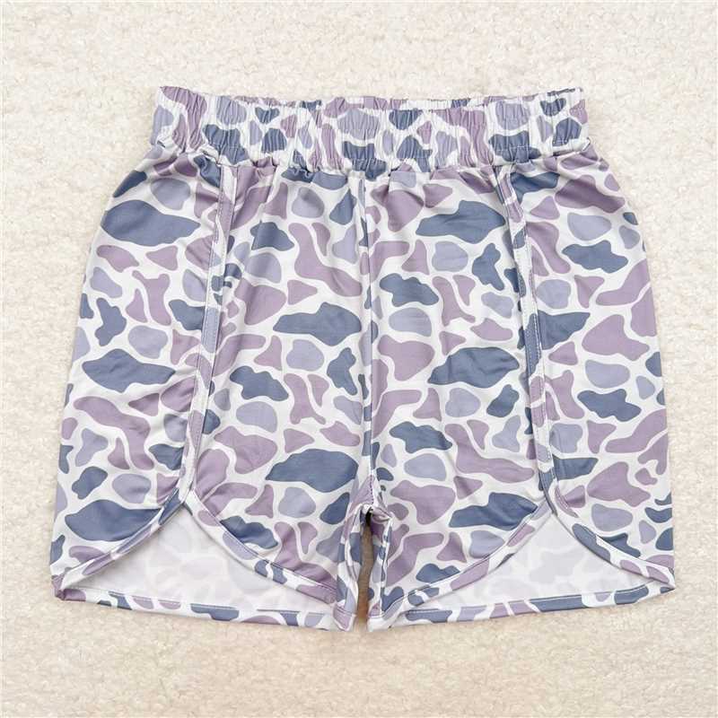 4.9  SS0363 Adult female grey camouflage shorts