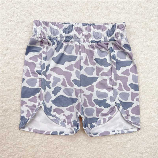 SS0361 Gray camouflage shorts