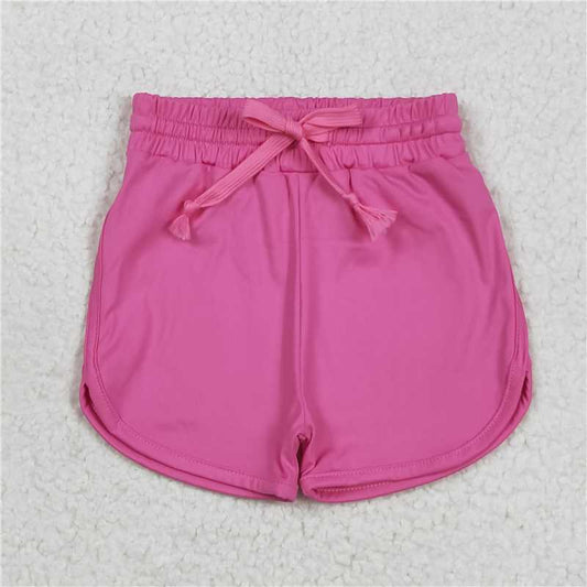 5.10  SS0503 Pure rose red yoga shorts