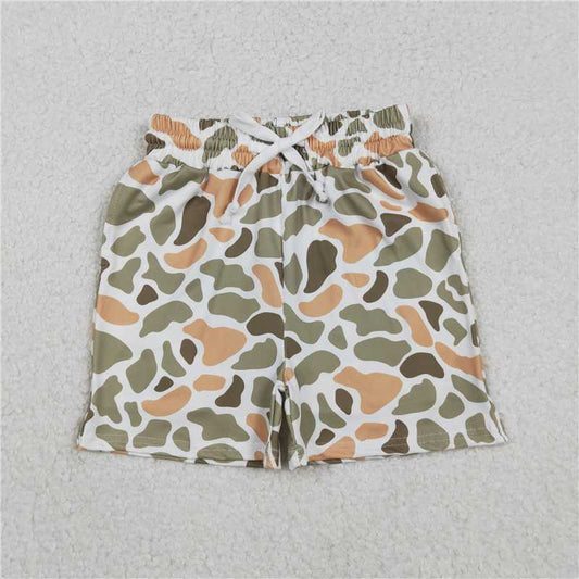 x12.12  SS0698 Orange-green camouflage shorts