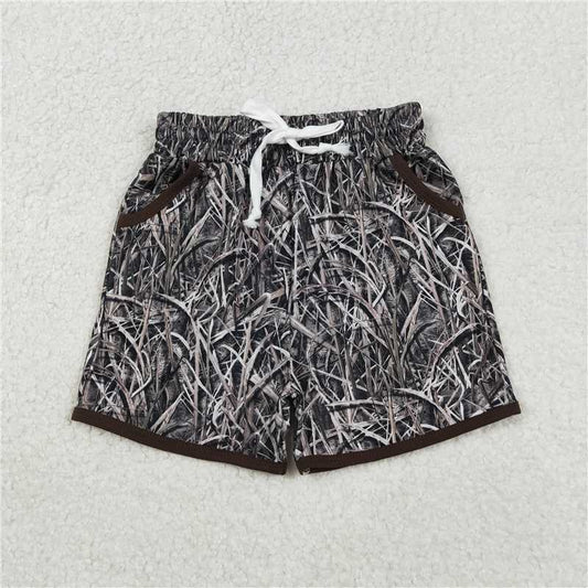 x12.12  SS0674 Jungle Dry Grass and Leaves Shorts